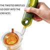 3Pcs 3 in 1 Multifunctional Cleaning Brush, 3 in 1 Cleaning Brush, 3 in 1 Bottle Cleaning Brush, Multipurpose Bottle Gap Cleaner Brush, 3 in 1 Cleaning Brush Silicone view 2