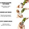 3Pcs 3 in 1 Multifunctional Cleaning Brush, 3 in 1 Cleaning Brush, 3 in 1 Bottle Cleaning Brush, Multipurpose Bottle Gap Cleaner Brush, 3 in 1 Cleaning Brush Silicone view 3