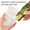 3Pcs 3 in 1 Multifunctional Cleaning Brush, 3 in 1 Cleaning Brush, 3 in 1 Bottle Cleaning Brush, Multipurpose Bottle Gap Cleaner Brush, 3 in 1 Cleaning Brush Silicone view 4