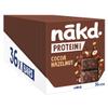 Nakd Cocoa Hazelnut Protein Bar - Vegan - Gluten Free - Healthy Snack, 45g (Pack of 36 bars) view 1