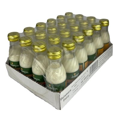 Delamere Dairy Mini Milk Bottles 24 x 97ml - Ideal for Guesthouses & Hotels