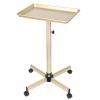 Champagne Gold Salon Tray Cart with Adjustable Height on Wheels - Ideal for Tattoo & Dental Use, No-Rusting view 1