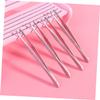 minkissy 24pcs Flat Tip Stainless Steel Tweezers for Eyebrow Grooming Precision Hair Removal and Face Makeup Durable Anti-Slip Design for Effortless Use view 2
