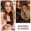 5 Pack Reading Glasses for Women - Anti Blue Light Blocking with Spring Hinges( 5 Multicolor, 1.75, multiplier_x) view 2