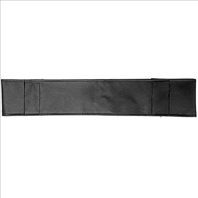 BAtlam 1 pcs Wheelchair Leg Restraint Strap Safety Transport Leg Support Belt Positioning Harness Wheelchair Accessories for Paralysis, Parkinson's, Legs Spasm,Black leather,52.5cm long