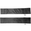 BAtlam 1 pcs Wheelchair Leg Restraint Strap Safety Transport Leg Support Belt Positioning Harness Wheelchair Accessories for Paralysis, Parkinson's, Legs Spasm,Black leather,52.5cm long view 2