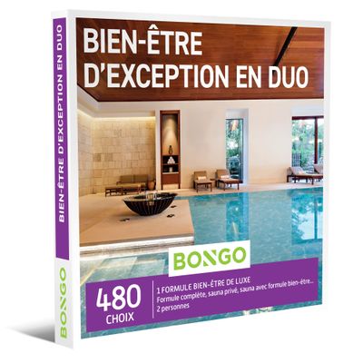 Bongo Good Exception Well-Being Duo 1 Wellness Activity for 2 People Original Gift Idea