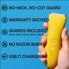 Meridian The Trimmer Premium, Body Hair Trimmer & Electric Shaver for Men and Women for Pubic Hair, Chest, Legs & Bikini Line, Waterproof & Rechargeable, Solar view 2