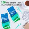 Y-Kelin Dental Floss-150 Pcs Dental Floss Strong Mint, Teeth Stick,Tooth Picks,Floss Picks,Teeth Cleaning view 4
