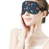 Silk Eye Mask Astronauts and Satellites from Outer Space Art Sleeping Mask D Eye Cover for Travel/Naps/Yoga/Plane/Night, Sleeping Eye Mask Eye Cover with Adjustable Strap view 3