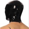 Latex Mask Open Nose Rubber Unisex Hood with Rear Zipper Handmade,Medium view 3