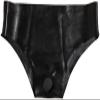 Sexy Man Rubber Latex Shorts Briefs Underwear with Hole Handmade Sex Panties,Large view 1