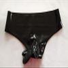 Sexy Man Rubber Latex Shorts Briefs Underwear with Handmade Panties,X-Large view 1