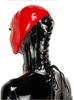 Latex Heavy Rubber Boned Corset Collar Black 1.0mm Latex Mask Hood Neck Latex Accessories for Cosplay Catsuit Party,Medium view 4