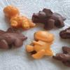 Chocolate Dinosaurs for kids. Wedding Gift for flowers girl or Page Boy. Pack of 6 Mixed Flavour 50G Belgian Chocolate Dino Shapes view 4