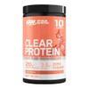 Optimum Nutrition Clear Protein 100% Plant Protein Isolate, Vegan and Sugar-Free High Protein Powder with BCAAs, made from Pea Protein Isolate, Muscle Support & Repair, Juicy Peach, 10 servings, 280 g view 1