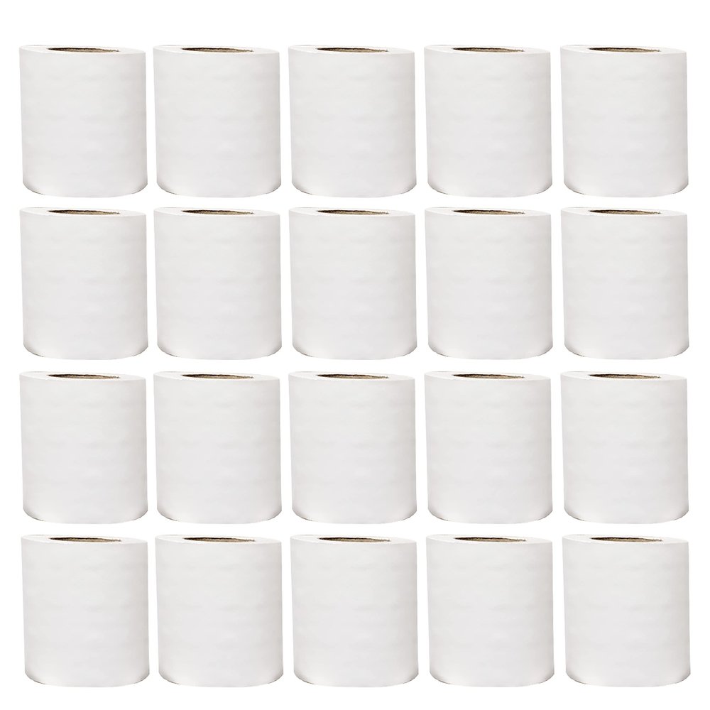 Toilet Tissue 2ply 34GSM (17+17) Pack of 45 Rolls White Napkins Soft Strong Absorbent Fragrance Free Hygiene Toilet Paper 220 Sheet Toilet Roll 22 Meter x 10 CM (LxW) Approx. (9900 Sheets)