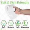 Toilet Tissue 2ply 34GSM (17+17) Pack of 45 Rolls White Napkins Soft Strong Absorbent Fragrance Free Hygiene Toilet Paper 220 Sheet Toilet Roll 22 Meter x 10 CM (LxW) Approx. (9900 Sheets) view 3