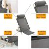 EXENXA Adjustable Bed Back Rest Adjustable Bed Backrest Backrest, ?Bed Support For Neck Head And Lumbar Support Adjustable Sit-Up Bed With Head Pillow, Breathable Fabric (Color : #2) (#7) view 4
