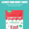 Candy Kittens Vegan Sweets, Wild Strawberry - Vegan Treats with Fruit Juice & Natural Ingredients, Ideal for Pick and Mix Sharing, Soft & Chewy Candy, Vegetarian Sweets  140g, Pack of 10 view 3