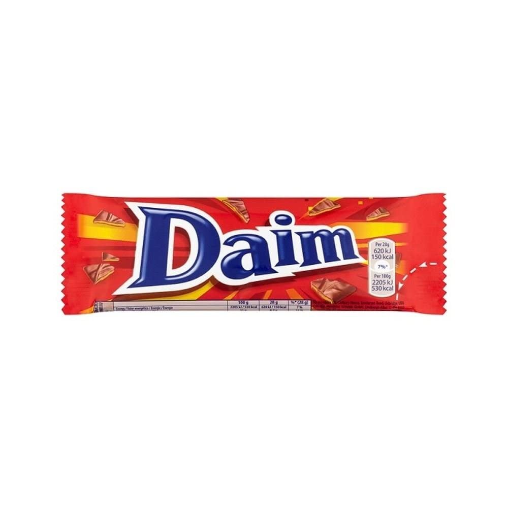Daim Chocolate Bars 28g (Box of 36) Delicious Tasty And Twisty Treat Gift Hamper For Birthday,Christmas Sold By Kidzbuzz