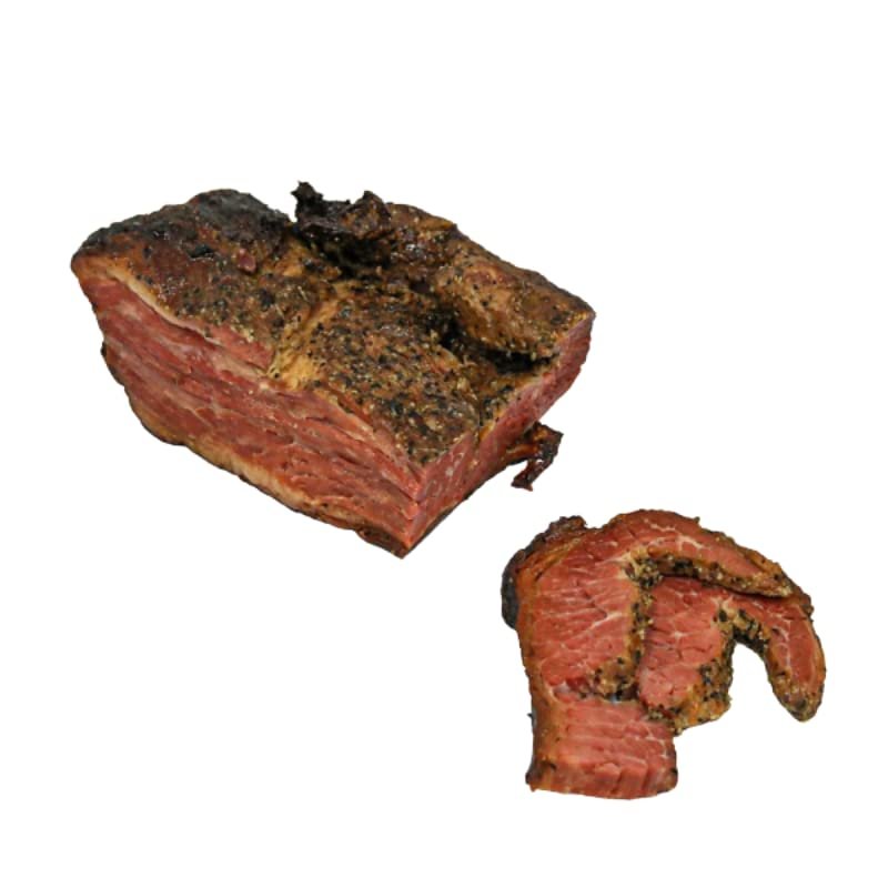 10 Hour Smoked NY Beef Brisket Pastrami, Frozen, 500g