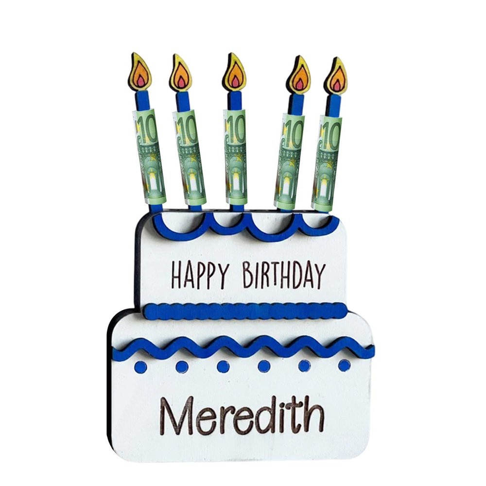 Hongjingda Money Holder Cake - Candle Design Boxes for | Cash Stash Cake Surprise, Money Box for Cake, Happy Cake Topper for Easy Use