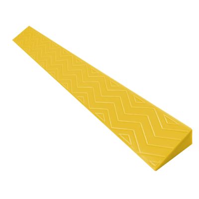 GFMODE Ramp Threshold Ramp Door Ramp Burstet Ramp Curtury Ramp Door Threshold Ramps. Curmonable Wheelchair Ramp Cutable Ramp Rubber Lamp Waterproof Ramp (Color : Yellow, Size : 100 * 10 * 4.5cm)