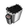 UIGJIOG Heater Wet Dry Steam Bath Sauna Oven for Sauna Room Intelligent CNC System Hotel Indoor Pool Home with Internal Controller Stainless Steel Electric Sauna Set for 2-14M Saunara,4.5KW view 1
