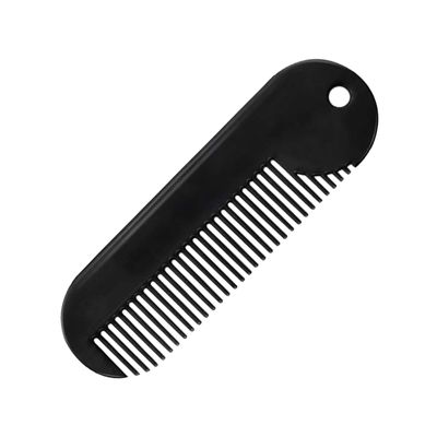 FOMIYES Zinc Alloy Beard Comb Portable Mini Hair Styling Tool for Men Sturdy Accessory for Grooming and Shaping Facial Hair (black)