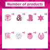 Disco Cowgirl Birthday Cake Toppers - NOVBAUB 48PCS Let's Go Girls Party Decorations Hot Pink Cowgirl Birthday Party Decorations Disco Bachelorette Party Supplies Cupcake Toppers for Women Girls view 2