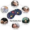 Bright Marine World Sleeping Eye Mask Eye Shade with Adjustable Strap Blindfold for Airplane Travel view 4