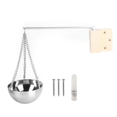 QANYEGN Stainless Steel Aroma Bowl Cup, Aromatherapy Stone Fragrance, Hanging Holder Diffuse for Sauna Room Essential Oil Accessories