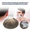 ANKROYU Shaving Brush with Aluminum Handle, Portable Shaving Tool, Beard Brush Mustache Hair Bristles for Men for Beard Cleaning view 4