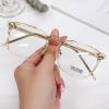 NEWADA Classic Round Reading Glasses Women Men, HD Blue Light Blocking Computer Readers, Anti Glare Flat Light Mirror (Color : Light-Yellow, Size : +0.00) view 1