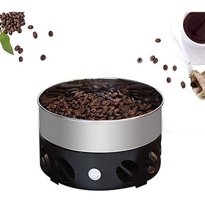 500G Home Coffee Beans Cooler Double Layer Filter Cooling Coffee Beans Roaster Matching Rapid Cooling System Plate for Homecafe Cooling Roasted Coffee Bean Rich Flavour (Color : Black)