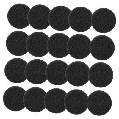 100pcs cotton sheet essential oil necklace aroma pad for car air vent clip cotton refill pads refill aroma pads essential oil refill diffuser pad refills Miss fragrance car oil