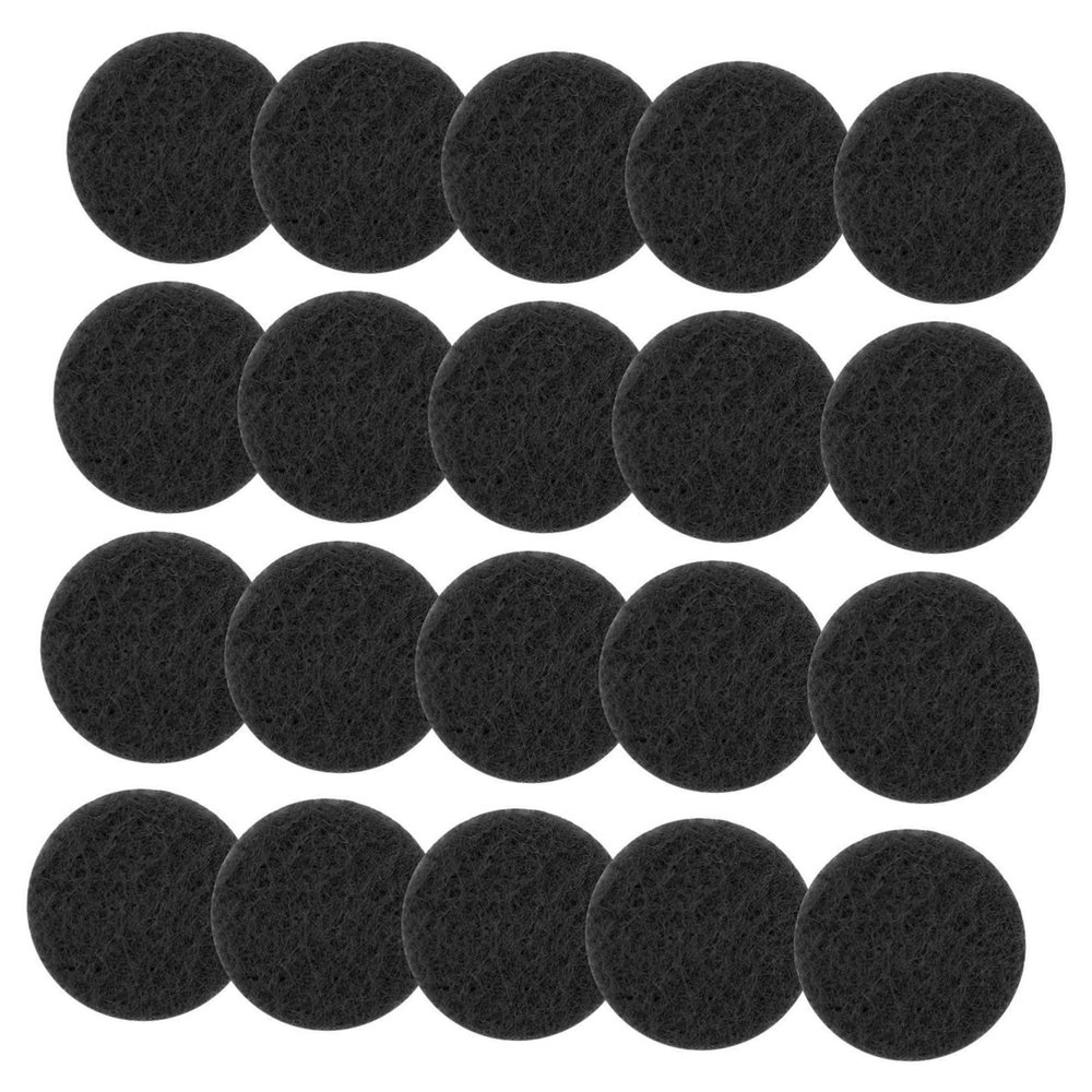 100pcs cotton sheet essential oil necklace aroma pad for car air vent clip cotton refill pads refill aroma pads essential oil refill diffuser pad refills Miss fragrance car oil