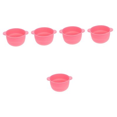 minkissy 5pcs Wax Seal Warmer Replacement Pot Hair Removal Waxing Bowl Non-Stick Easy to Peel