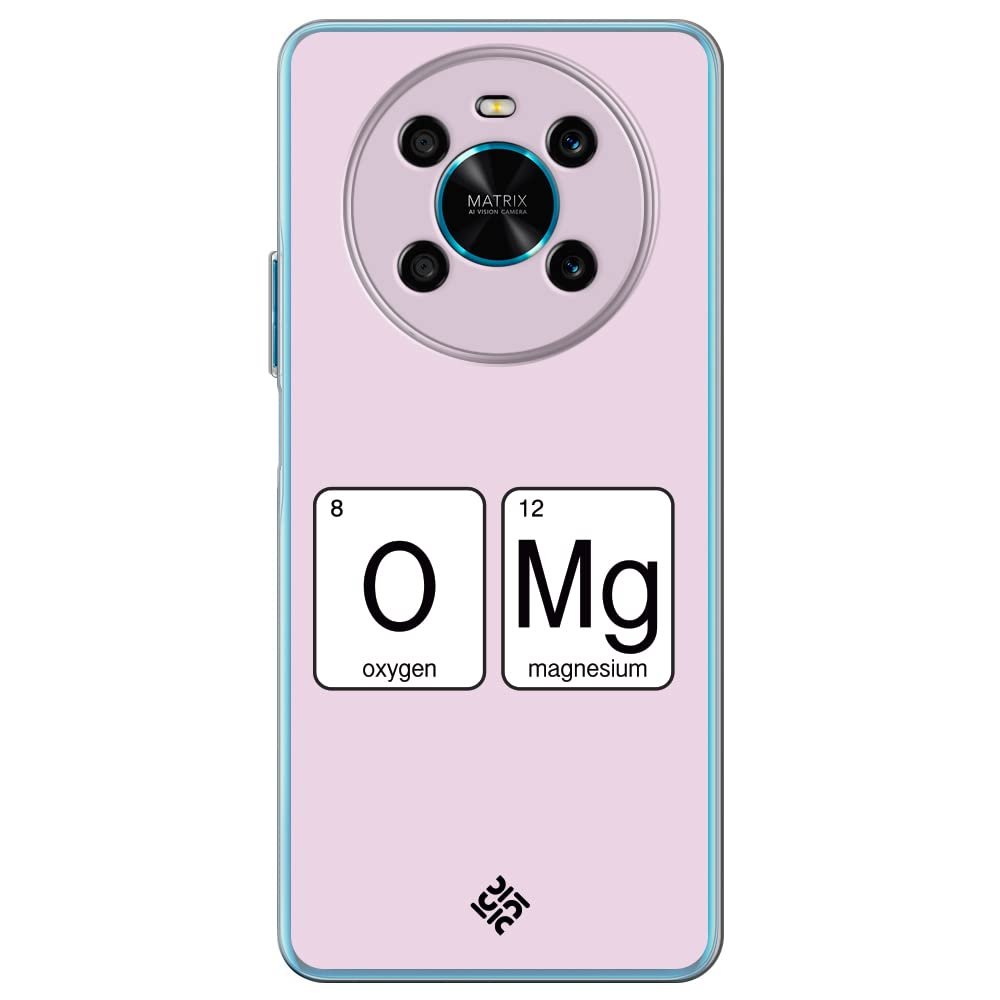 Movilshop Case for [ Honor X9 ] Cool Phrases [ Oxygen + Magnesium  GMO] Transparent Flexible Silicone Case Cover Gel for Smartphone.