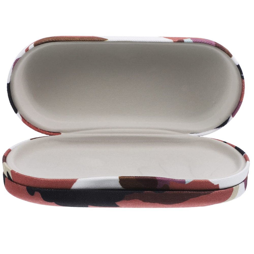 Cabilock 1 Set double layer glasses case travel case kit portable glasses case eyeglass case hard shell travel eyeglass case glass cases frame women's Flocking Cloth appendix