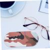 Cabilock 1 Set double layer glasses case travel case kit portable glasses case eyeglass case hard shell travel eyeglass case glass cases frame women's Flocking Cloth appendix view 2