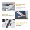 Portable Self-Squeeze Mop, 2023 New Wet and Dry Use Cleaning System, Lazy Hand Wash-Free Strong Absorbent Mop, for Kitchens Tableware Desktop Glass Bathroom, qzjijosen (2 Head and 1 Handle) view 4