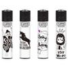 4 x Clipper Lighters Set, Clipper Lighter Refillable Lighters SET DESIGN, Pack of Lighters, New Clipper Lighters (No Fuel) view 1