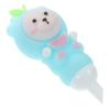 Toyvian Soft Bristle Toddler Toothbrush Set 2pcs Cute Bear Handle Thin Bristles for Gap Cleaning Safe and Sturdy 0-9 Years Children view 4