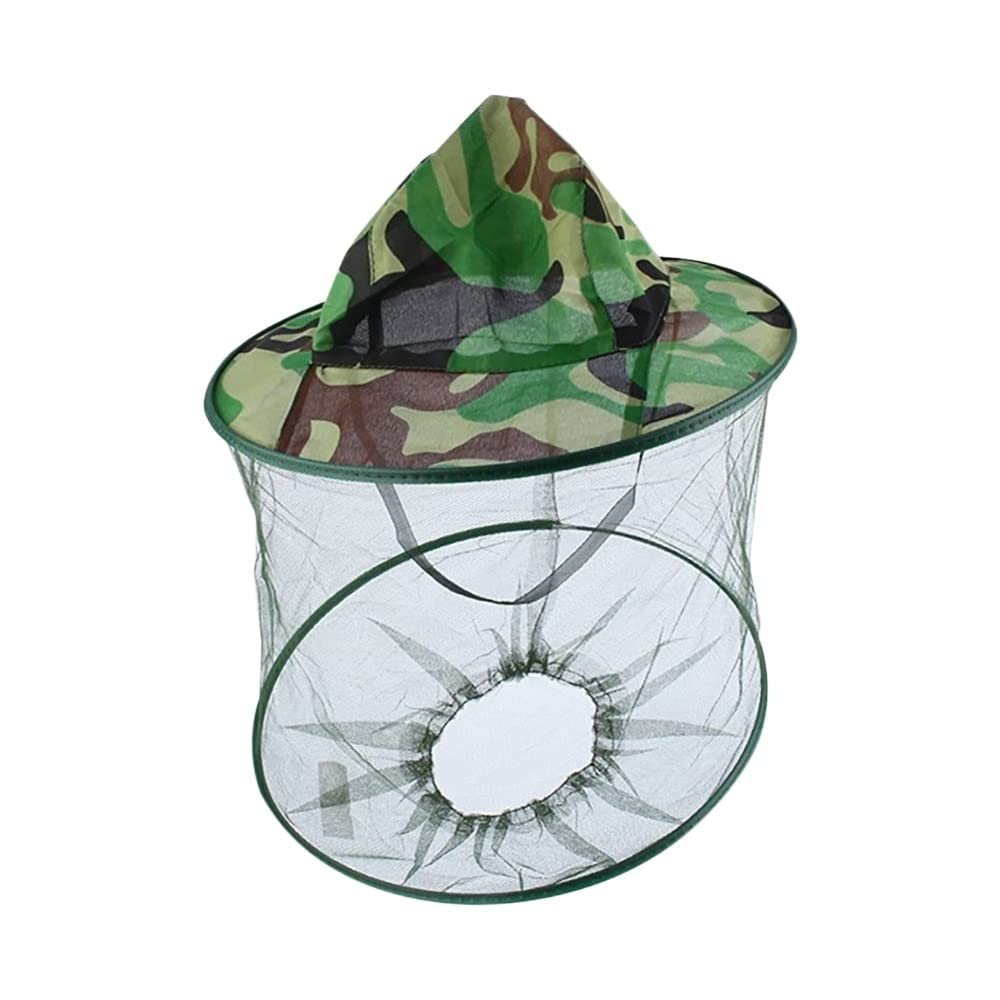 HUFFA Protective Hat Insect Mosquito Net Mesh Face Fishing Hunting Outdoor Camping Fishing Face Mask Hat