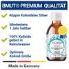 3 x 500 ml Colloidal Silver (40 ppm) in Brown Glass Bottle, Silver Water, Pure Water, 100% Colloidal view 2