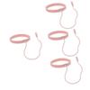 4pcs Silicone Bracelet Lash Holder Eyelash Extension Tool Lash Tweezer Holder Bracelet Silicone Tweezer Delighter Tweezer Ring Eyelashes Supplies Silica Gel view 1