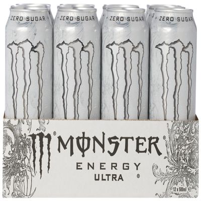 Monster Energy - Ultra White - blik - 12x50 cl - NL