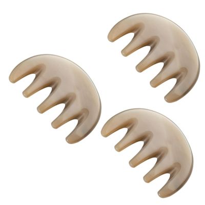 minkissy 3pcs Gua Comb Massage Tool Premium Wide Tooth Scalp Care Brush for and Neck Acupoint Massage Portable Hair Scalp for Family Friends